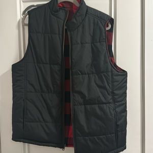 Reversible Mens Puffer Vest
